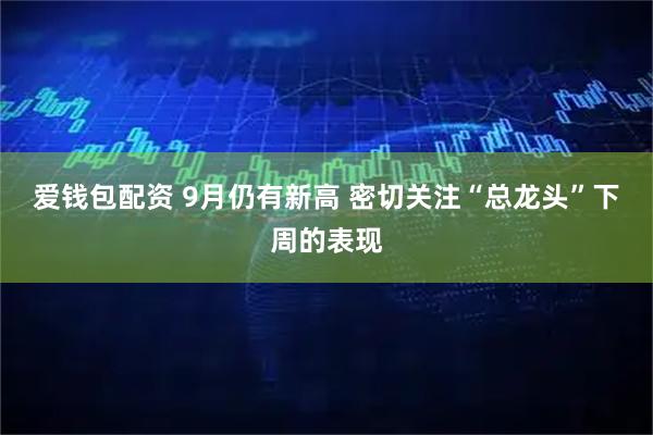 爱钱包配资 9月仍有新高 密切关注“总龙头”下周的表现